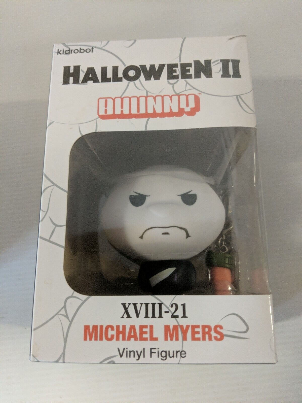 Kidrobot Halloween II: Michael Myers, BHUNNY XVIII-21  Vinyl Figure.