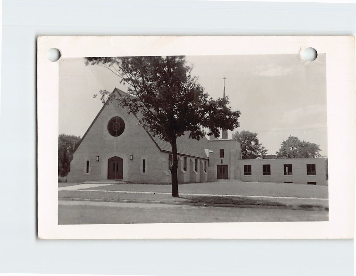 Postcard Saint Paul Lutheran Church Garner Iowa USA North America