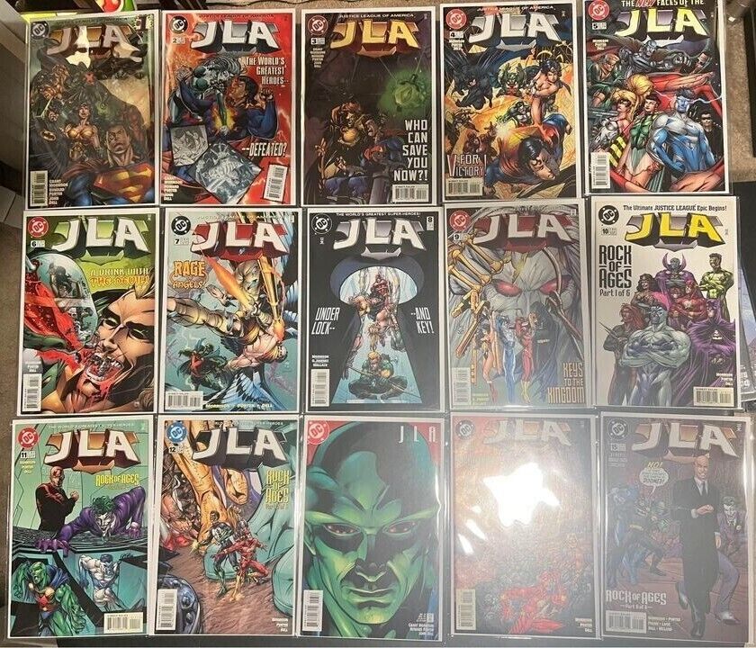 JLA 1-44 Lot DC Comics 1997 2mil BCW Mylar Personal Collection 