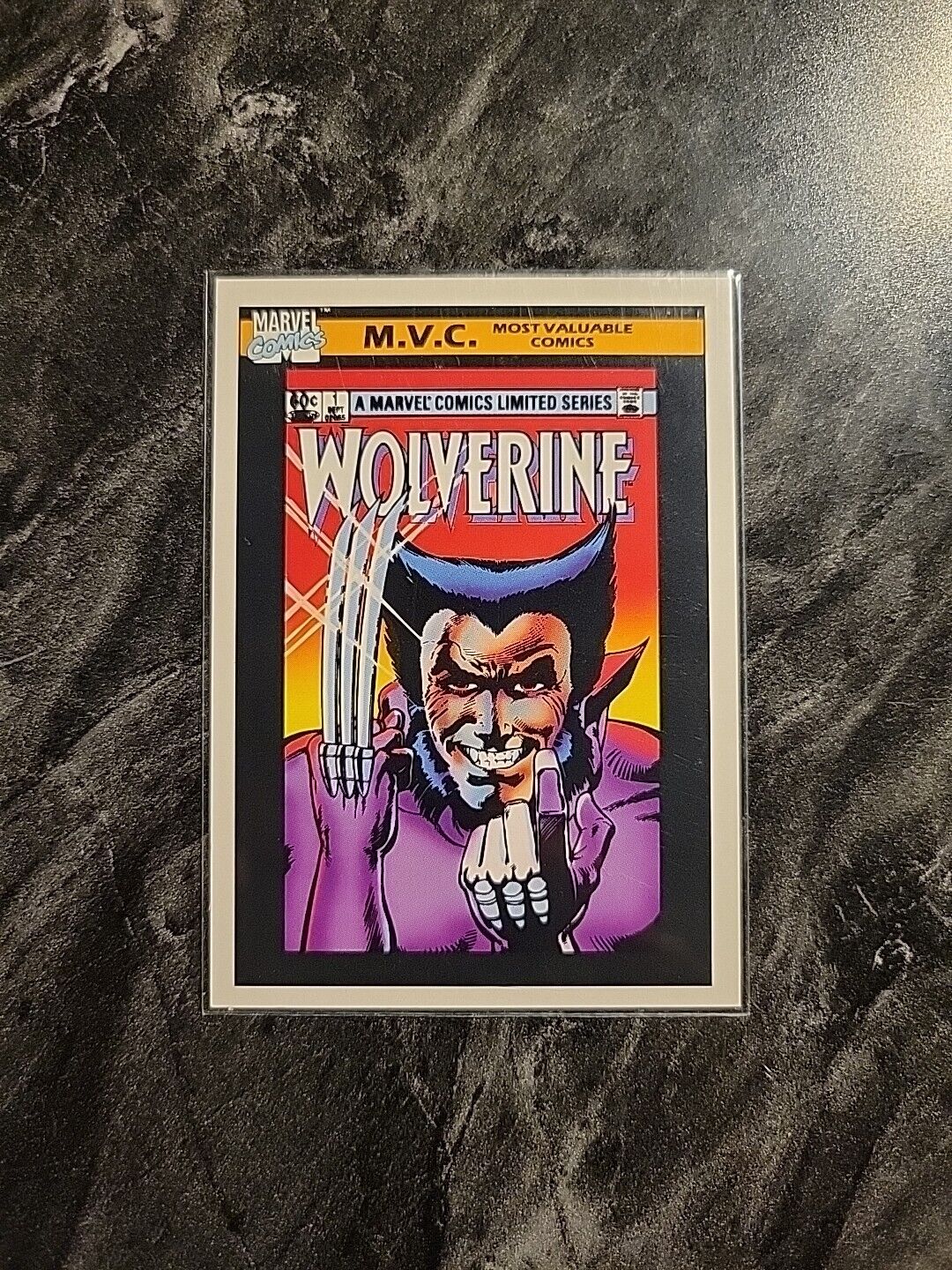1990 Impel Marvel Universe Series 1 M.V.C. Wolverine #1
