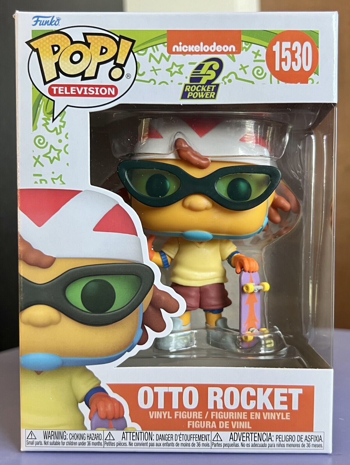 Funko Pop Television: OTTO ROCKET #1530 Nickelodeon\'S Rocket Power w/Protector
