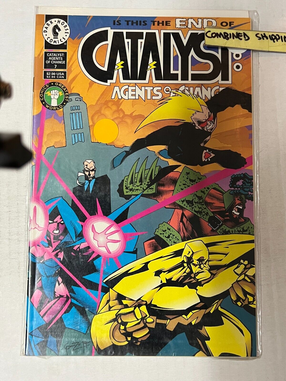 Catalyst Agents of Change #7 Dark Horse Comics 1994 | Combined Shipping B&B