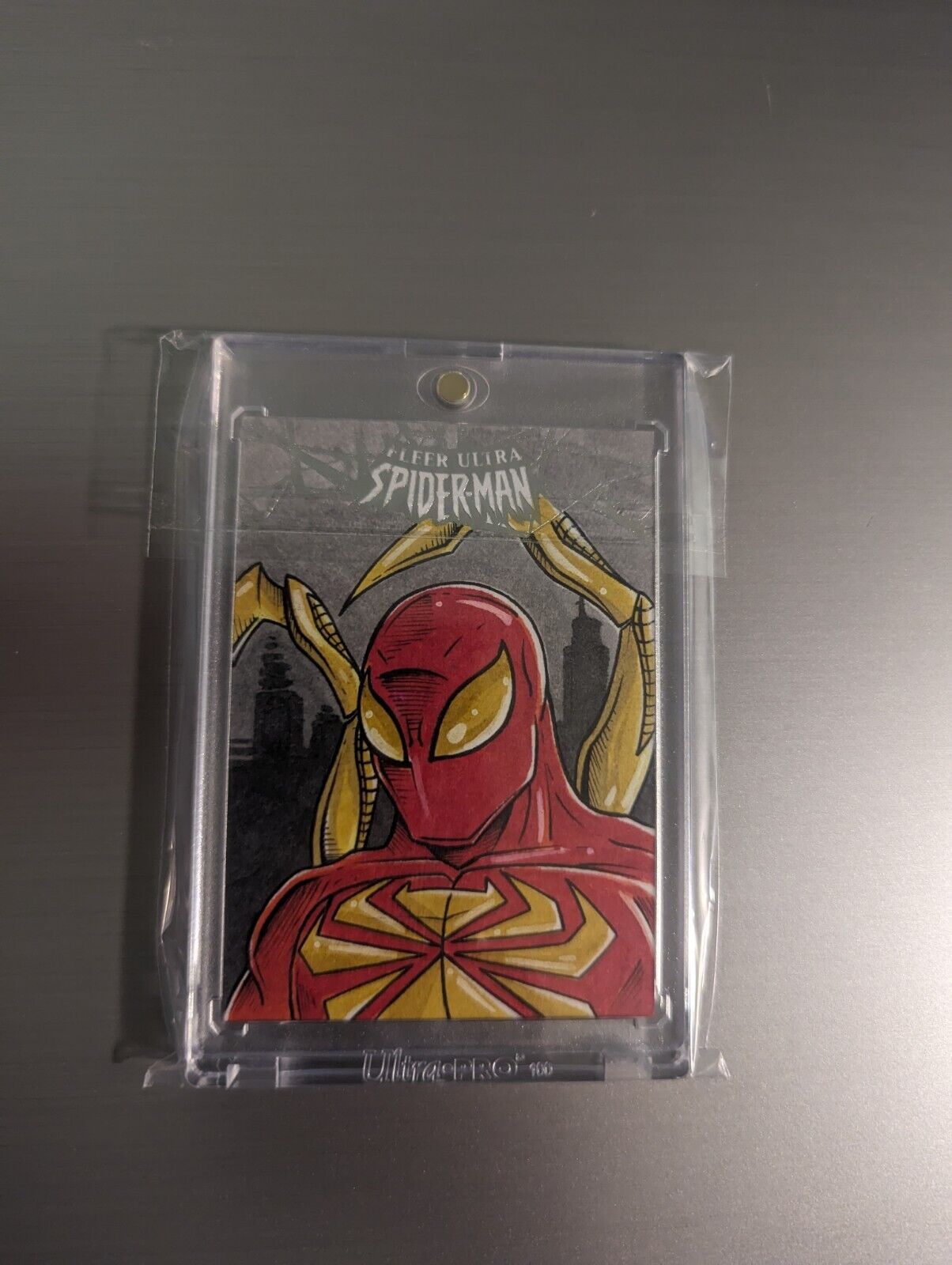 2017 Upper Deck Marvel Fleer Ultra Spider-Man Sketch Card 