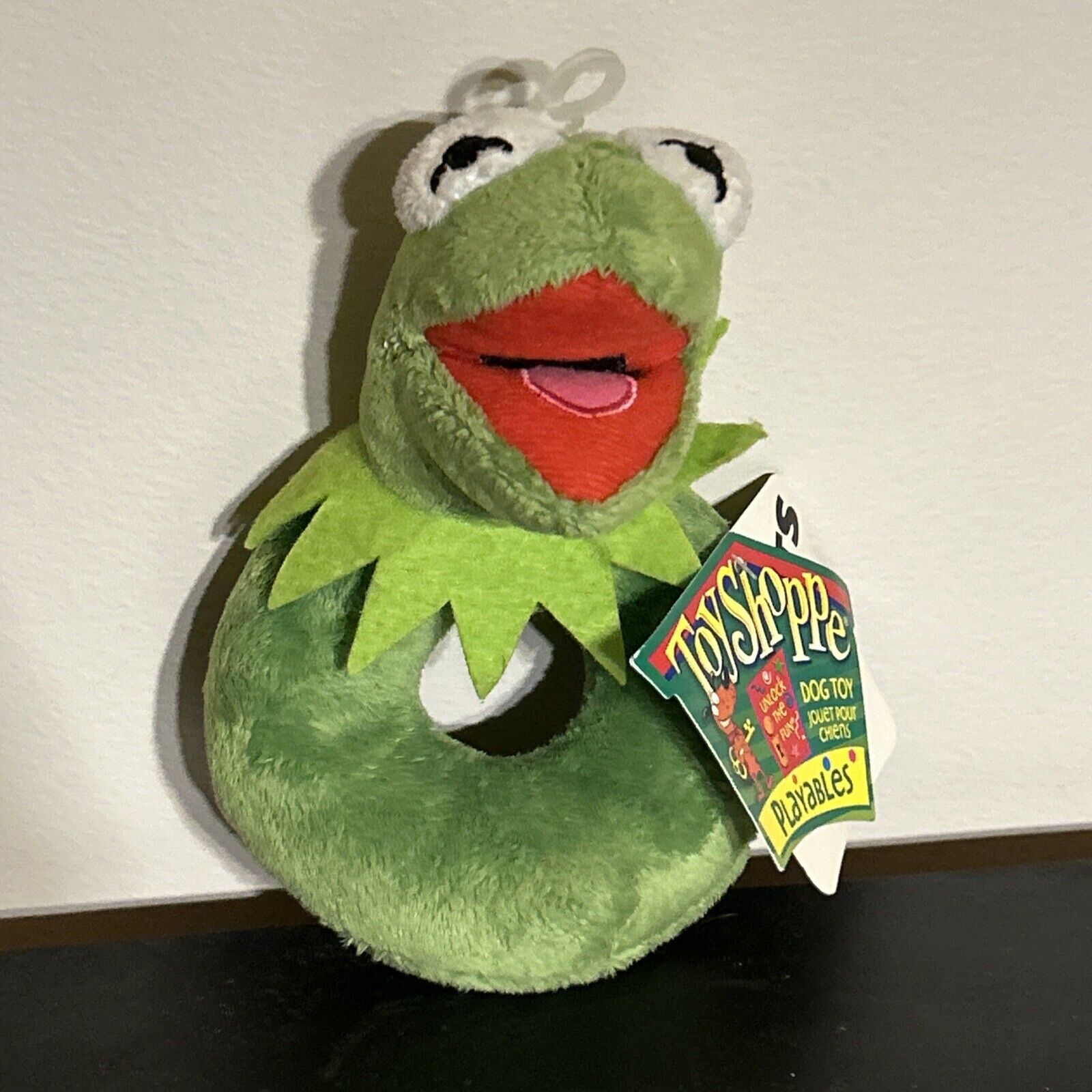 Kermit The Frog Vintage Toy Shoppe Muppets Dog Toy Squeaky 