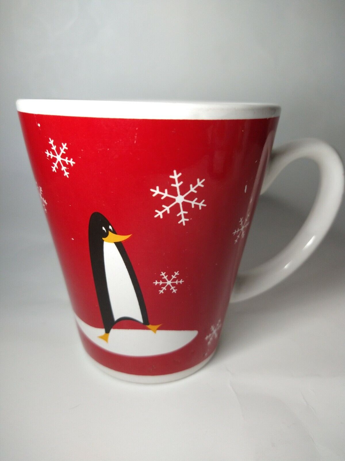 Penguin Snow Flake Coffee Cup 4\