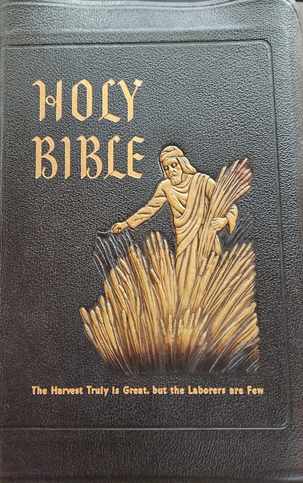 The Holy Bible Spiritual Harvest Edition Authorized King James Version Rare 1955