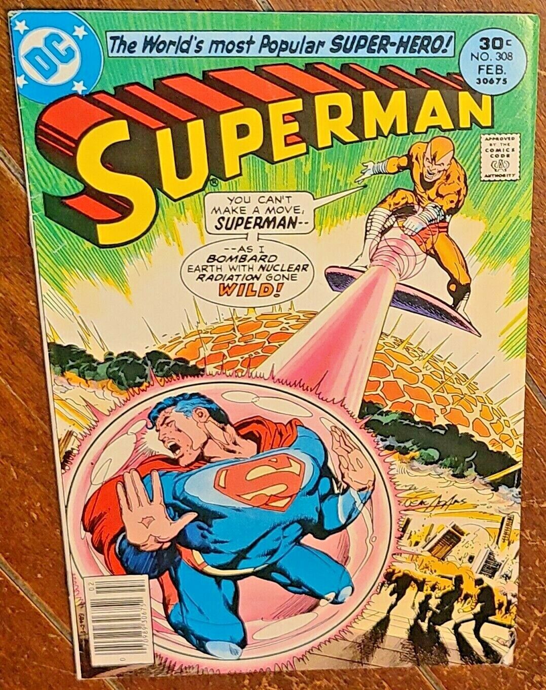 Superman #308, (1977, DC): This Planet is Mine