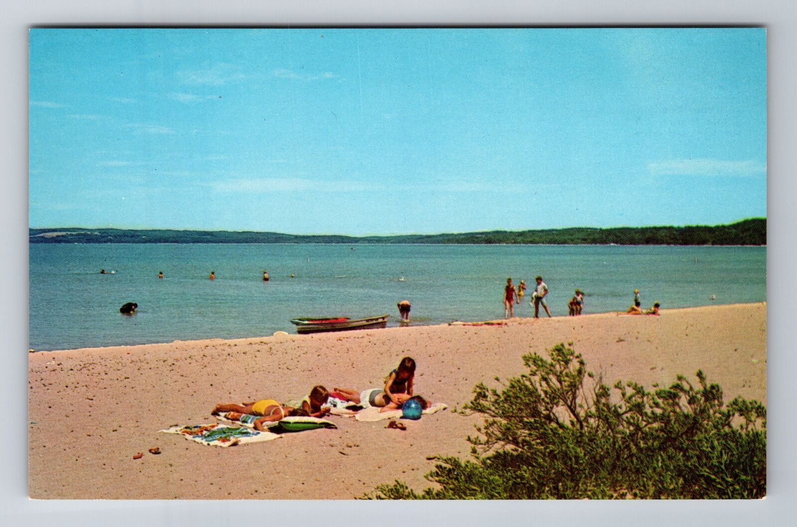 Boyne City MI-Michigan, Young State Park, Antique, Vintage Souvenir Postcard