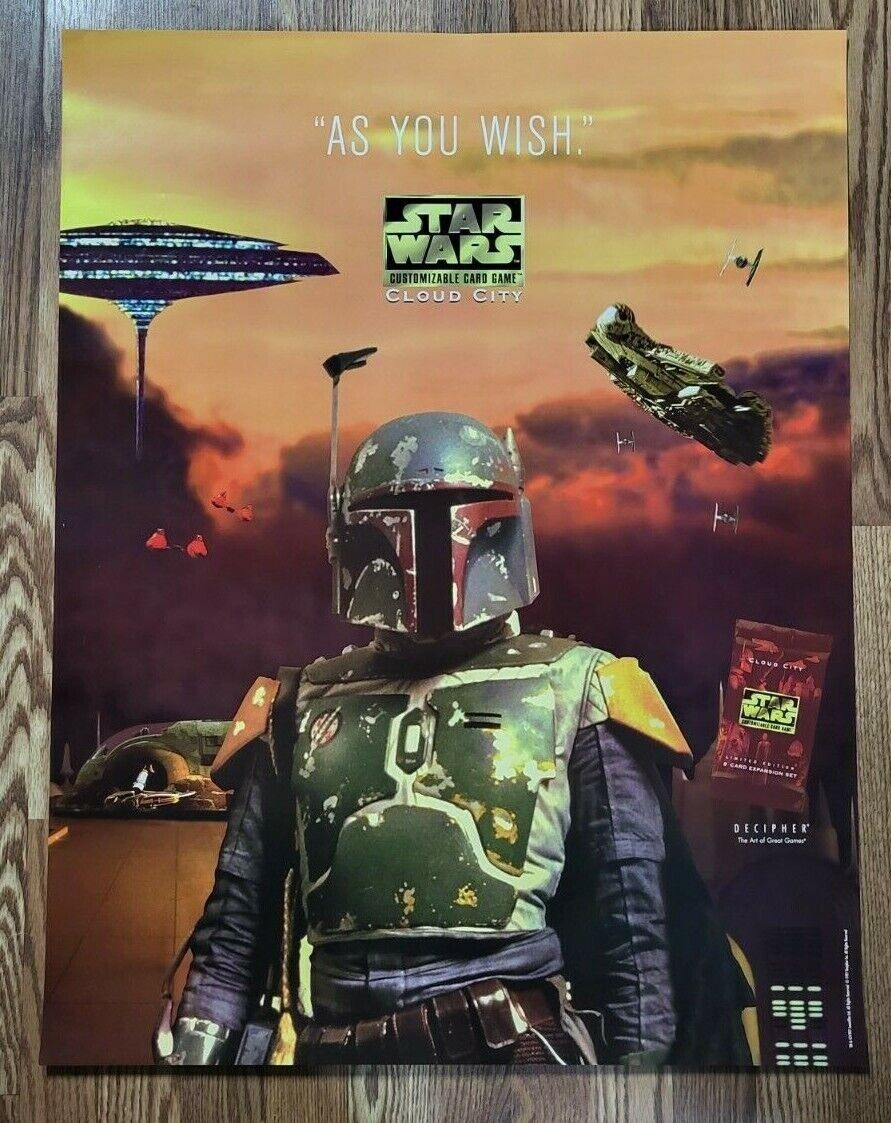 Star Wars Cloud City Promo Poster 1997