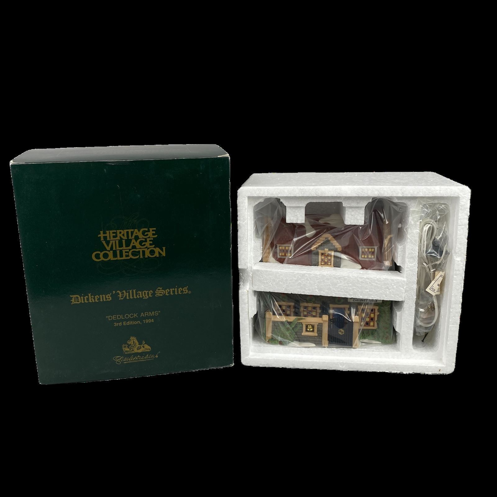 New Department 56 Dickens Village Series Dedlock Arms 3rd Edition House