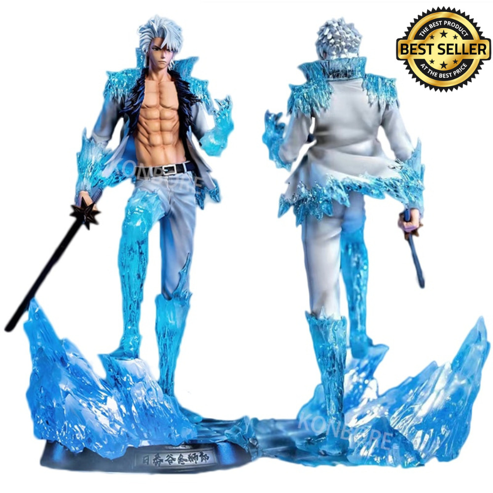 Bleach Anime Toshiro Hitsugaya Action Figure Statue Model Stand New PVC Gift Toy