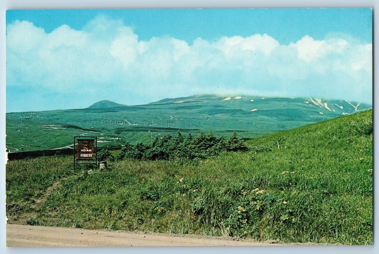 Adak Alaska AK Postcard U. S. Naval Station Adak National Forest c1960\'s Vintage