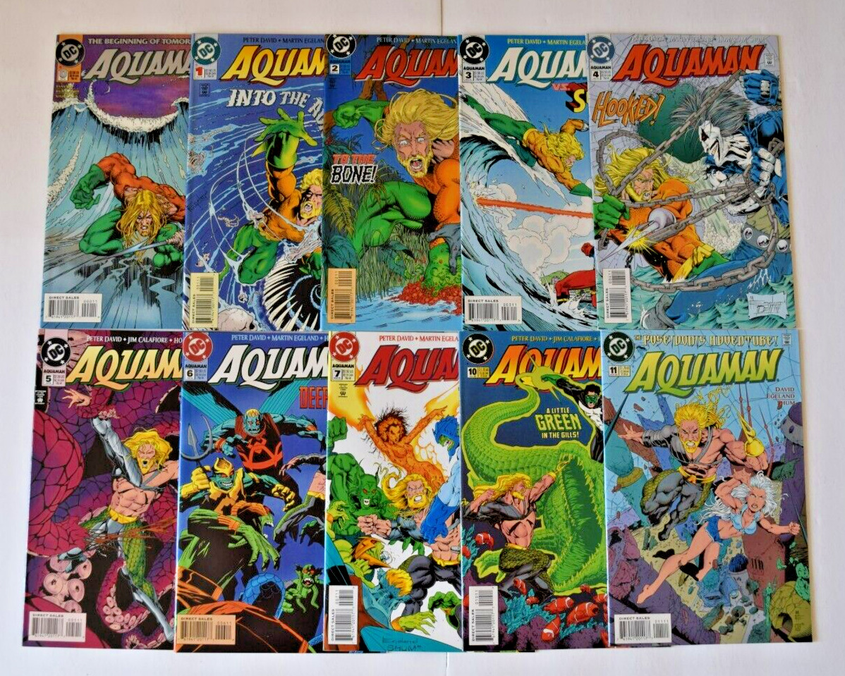 AQUAMAN  71 ISSUE COMIC RUN 0-75 (1994) DC COMICS