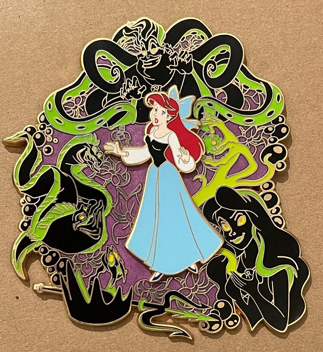 Disney Fantasy Pin Little Mermaid Ariel Ursula Night Terrors & Daydreams