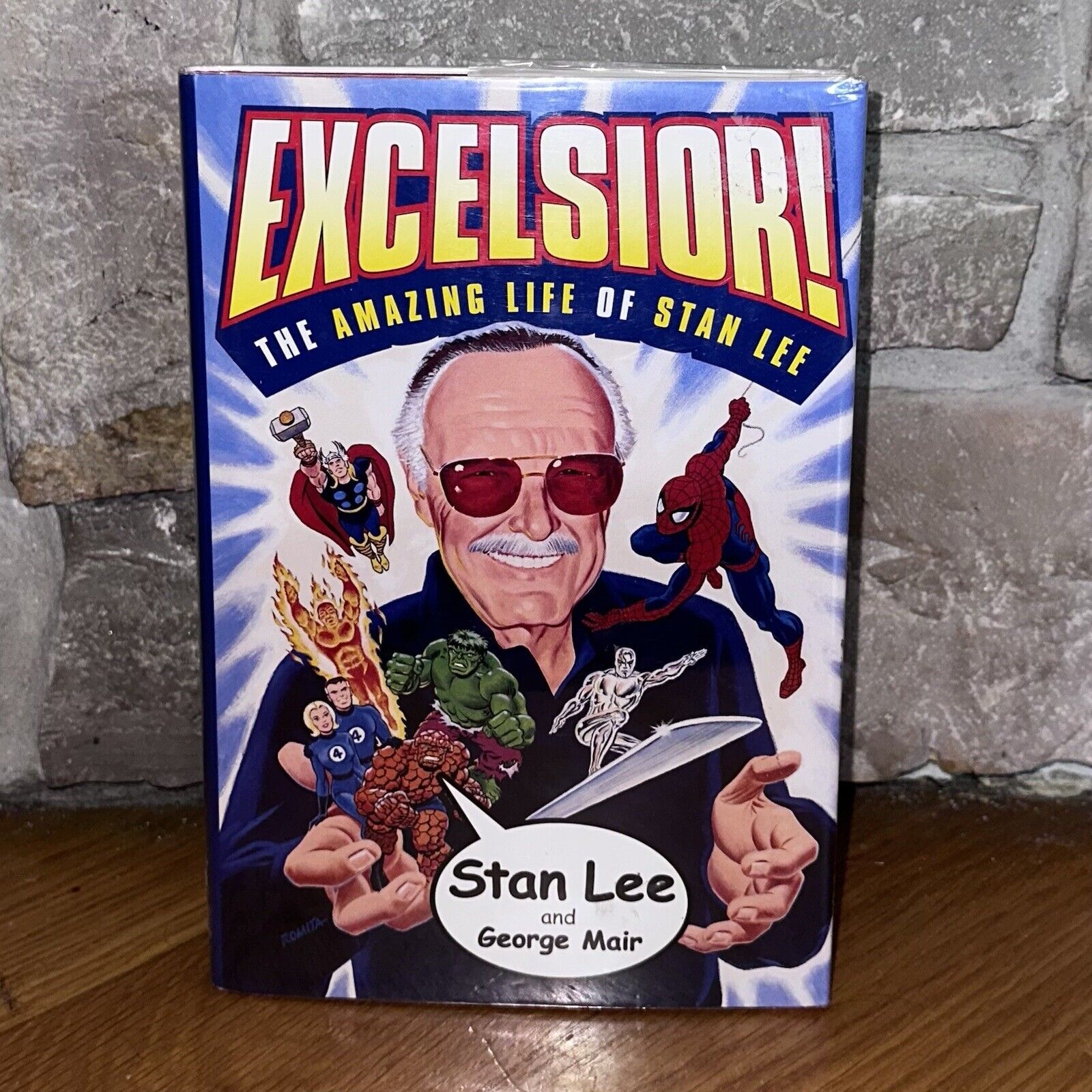 Mint Signed Excelsior The Amazing Life of Stan Lee 2002 Book 1063/3000 limited