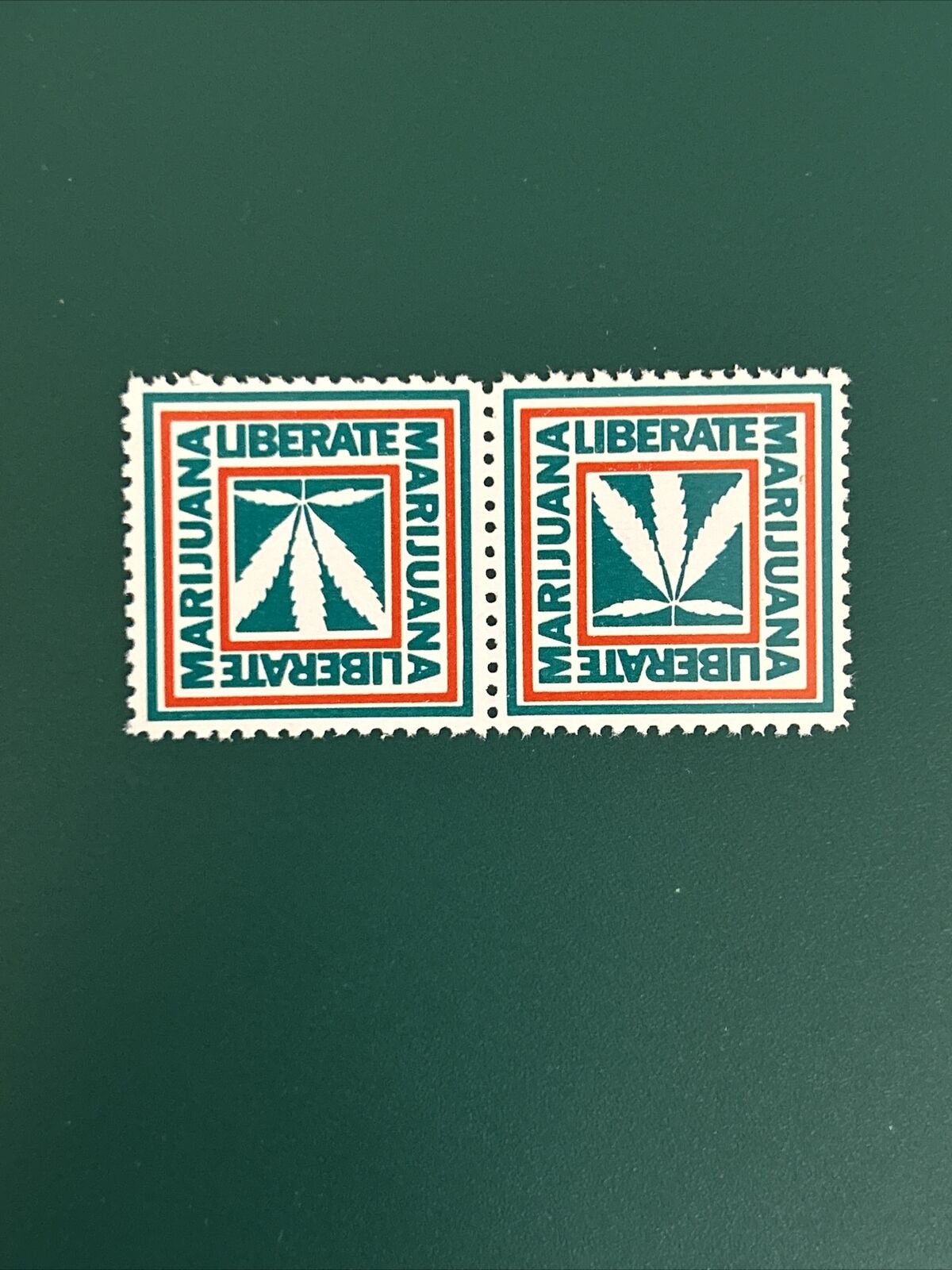 NORML 1970’s Liberate Marijuana Label Stamps