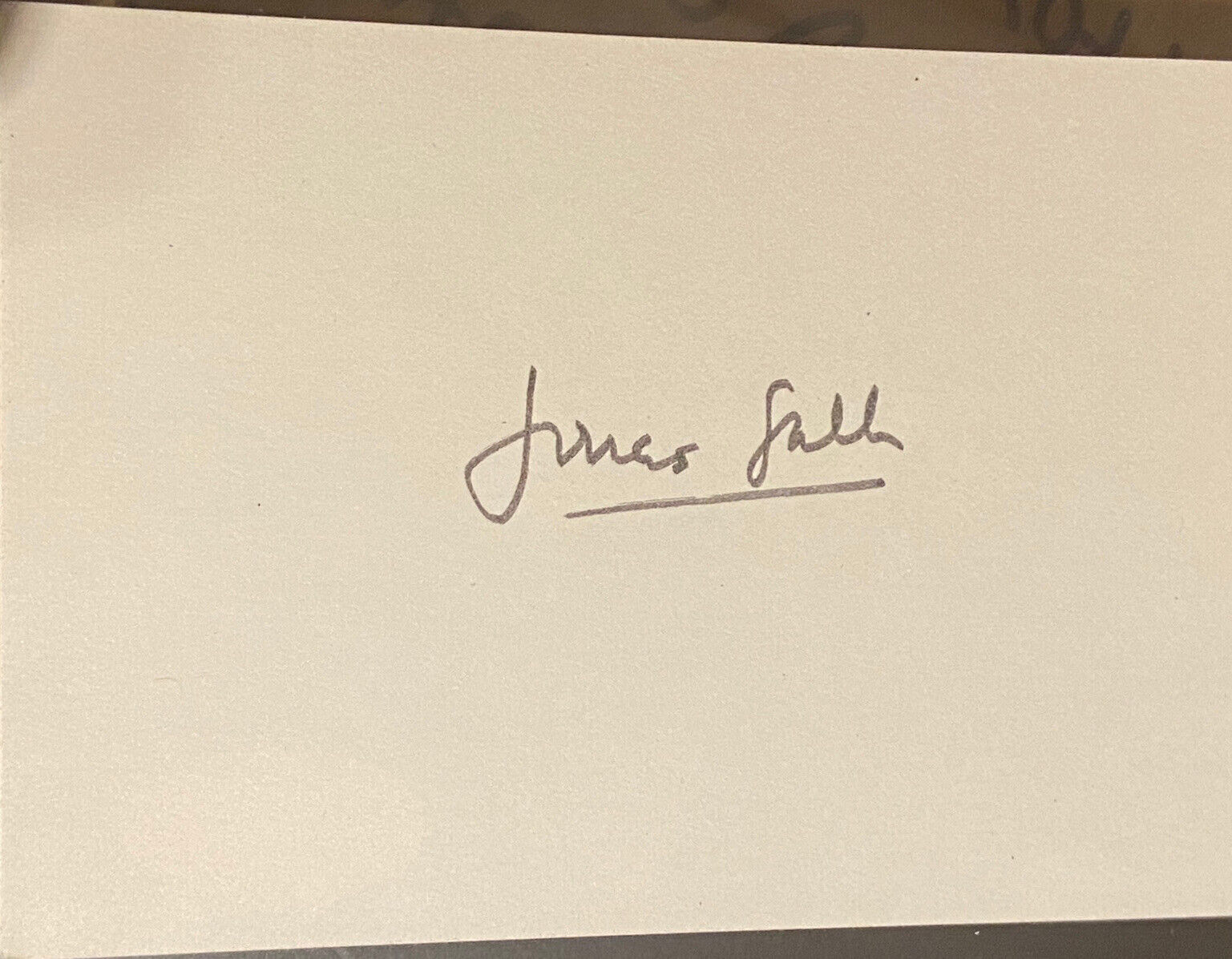 Jonas Salk Signed Index Card JSA Autograph Auto