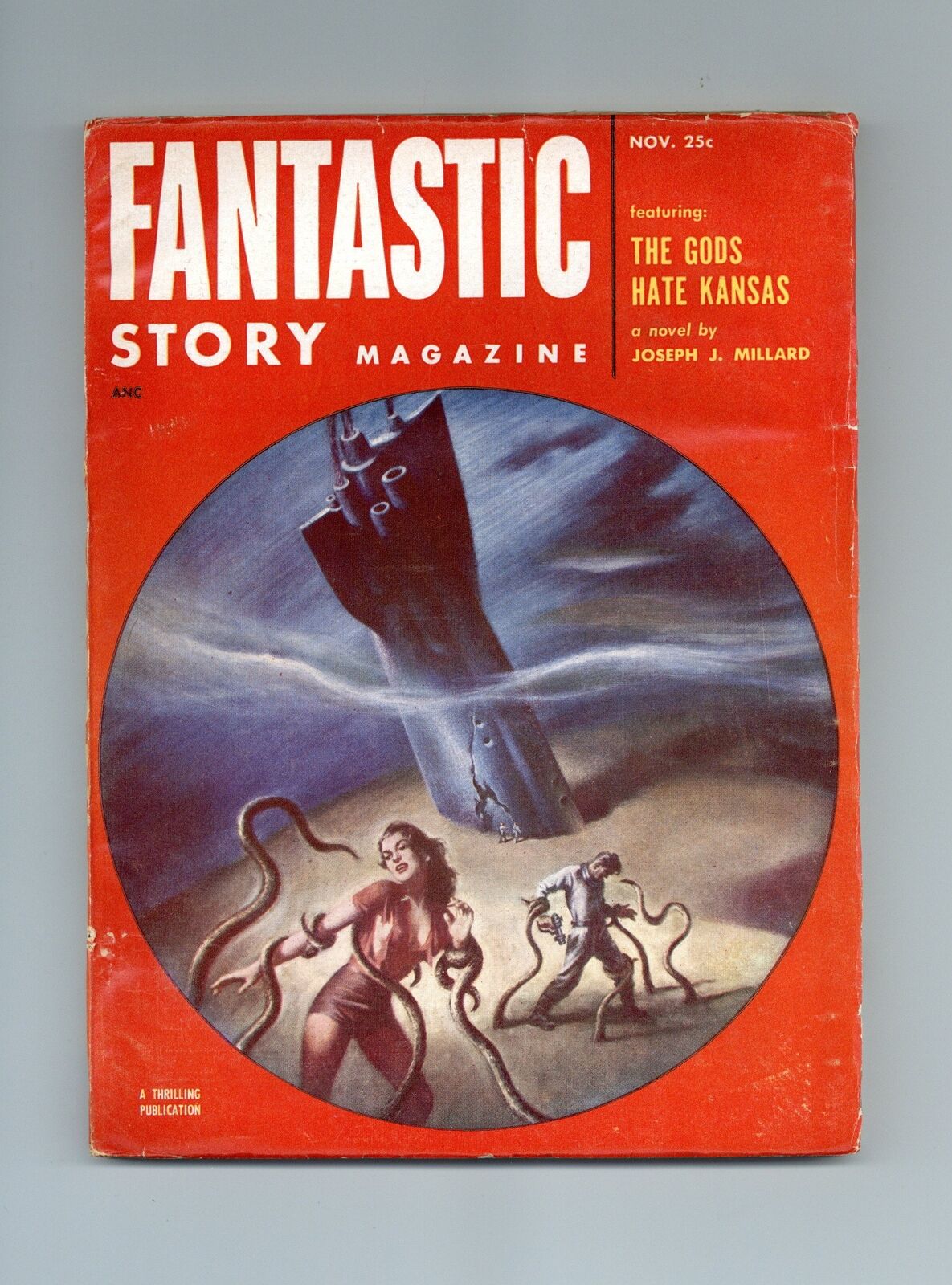 Fantastic Story Magazine Pulp Nov 1952 Vol. 4 #3 FN