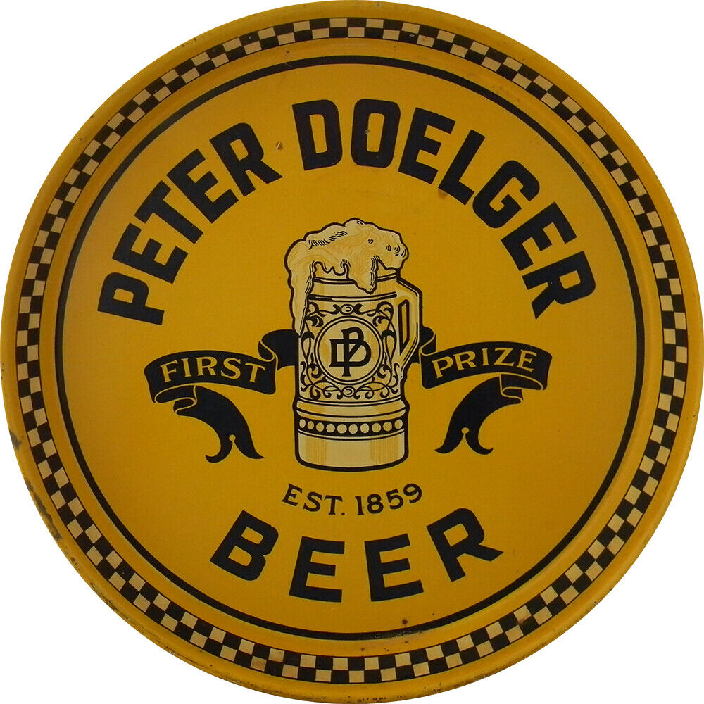 Vintage Peter Doelger Beer Ad Reproduction Metal Sign 