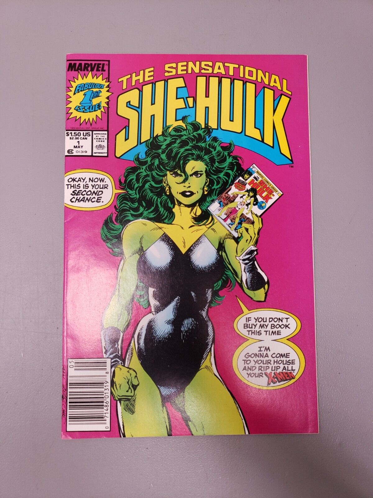 Vintage The Sensational She-Hulk Volume 2 #1 May 1989 Newsstand By Marvel Comics