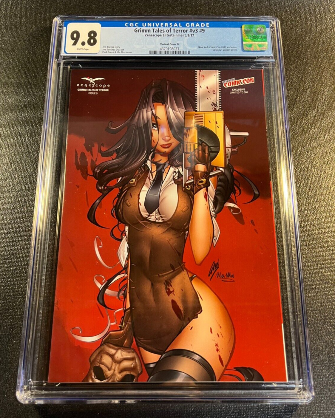 GRIMM TALES OF TERROR 9 CGC 9.8 VARIANT PAUL GREEN NYCC FRIDAY THE 13 V 1 CEREAL