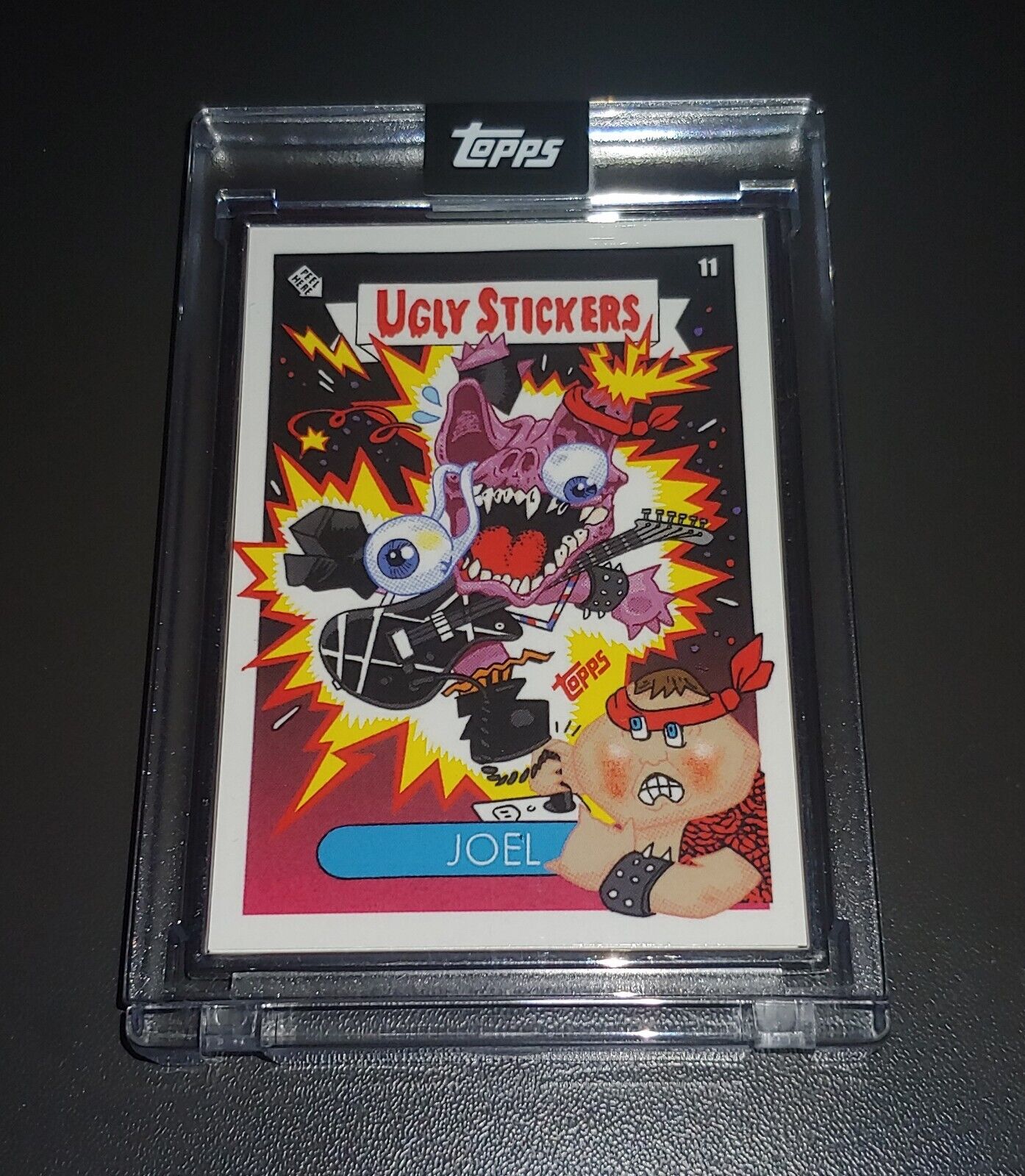 Garbage Pail Kids Ermsy Ugly Stickers 48/49 JOEL #11 Hand-Signed Artist Proof