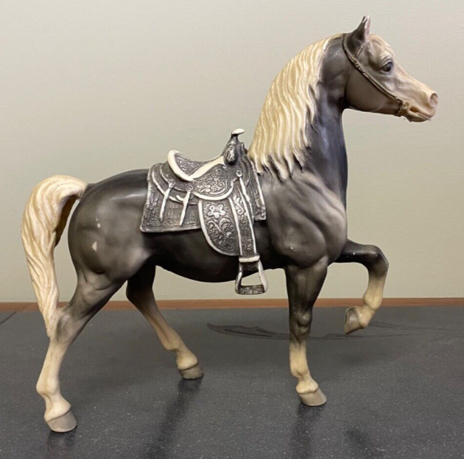 Vintage Breyer Western Prancing Horse Cheyenne W/ Saddle # 110