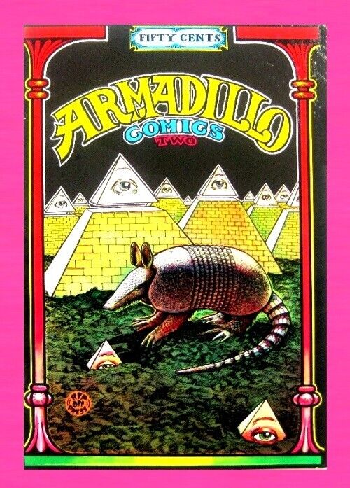 ARMADILLO COMICS #2, 1971, 1st PRINT, CAPT BEEFHEART, UNDERGROUND COMIC, NM