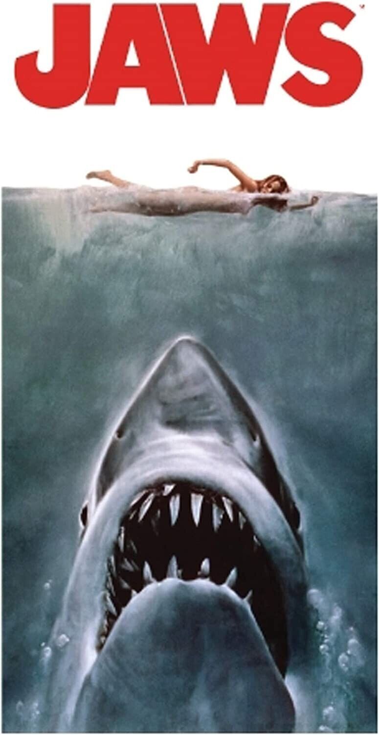 JAWS Original Movie Poster HUGE Beach Towel BRAND NEW Factory Sealed
