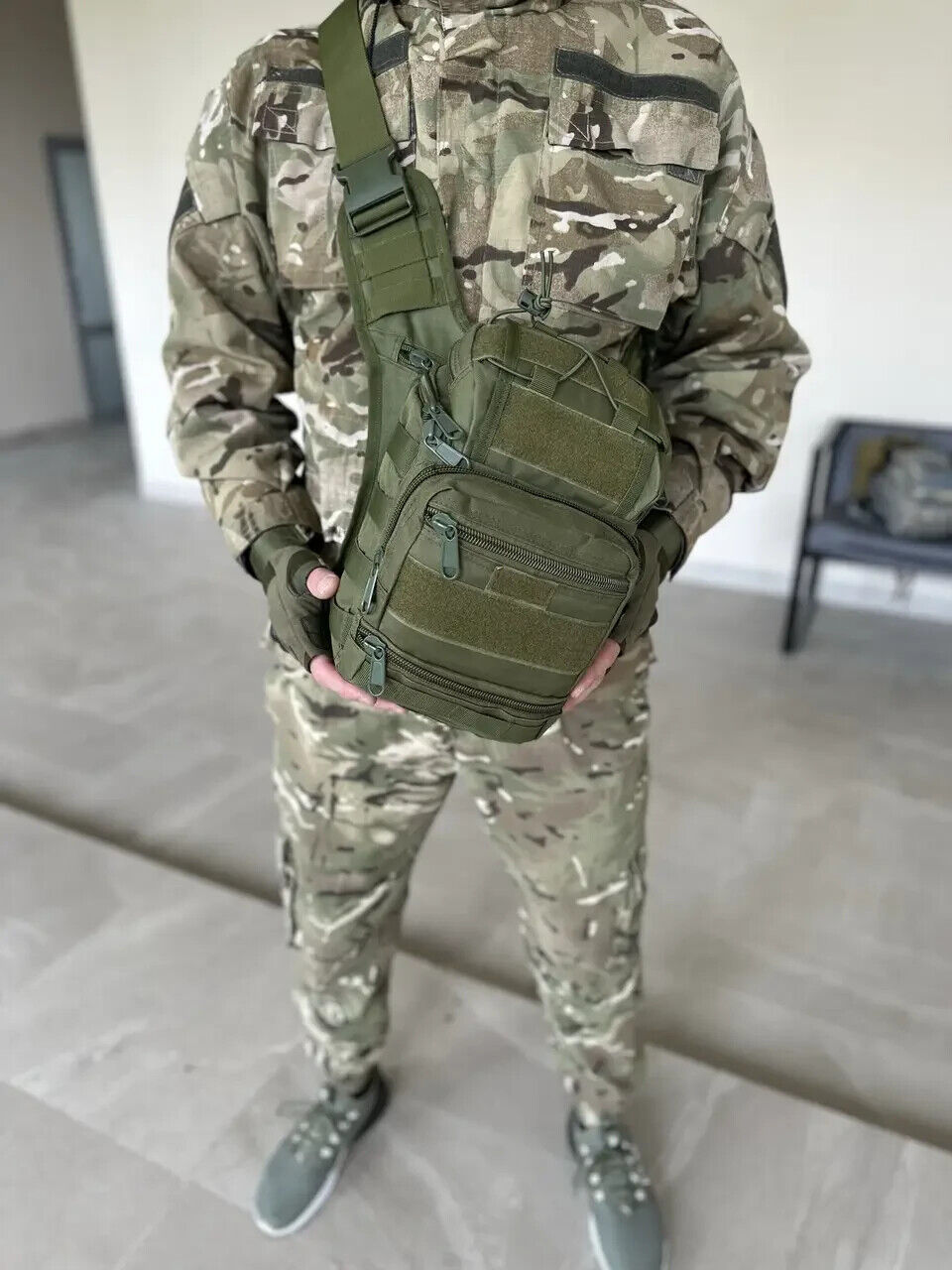 Universal tactical bag - olive Support Ukraine