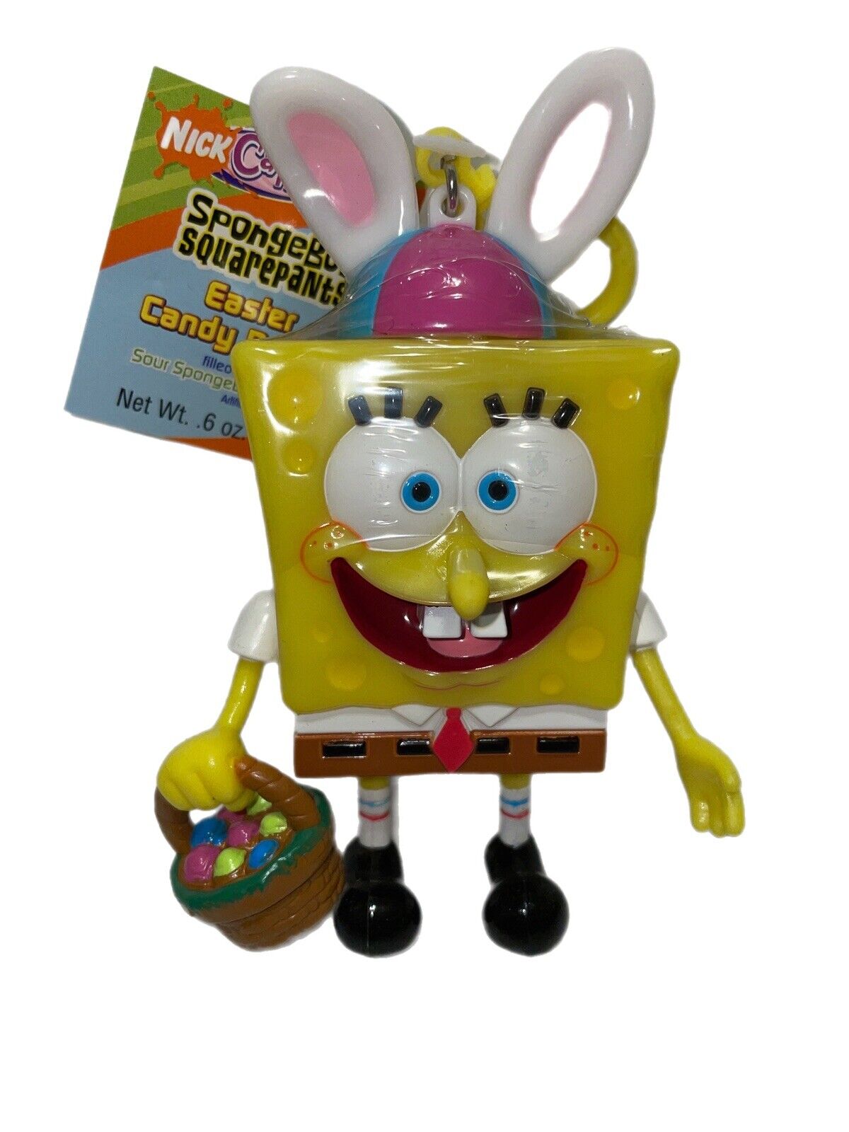 2004 SpongeBob SquarePants Easter Candy Buddy Nick Candy Keychain