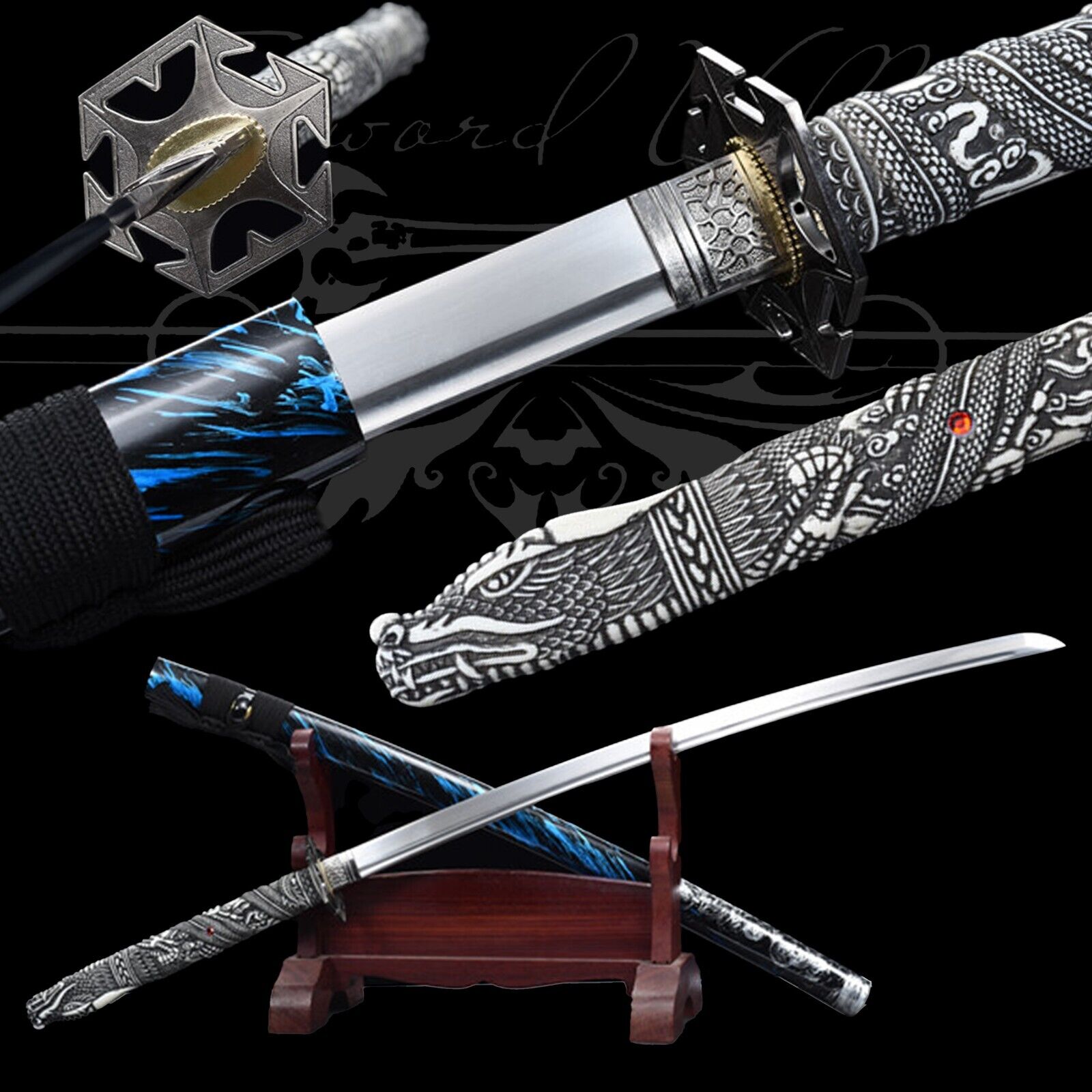 Handmade Katana/High Carbon steel/Sharp/Weapon/Full Tang/Real Samurai Sword