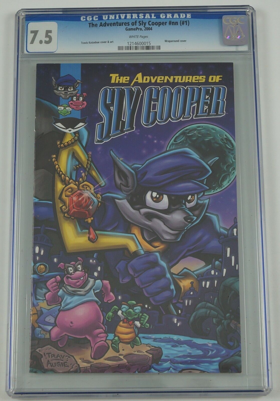 the Adventures of Sly Cooper #1 CGC 7.5 - gamepro #nn videogame - white pages