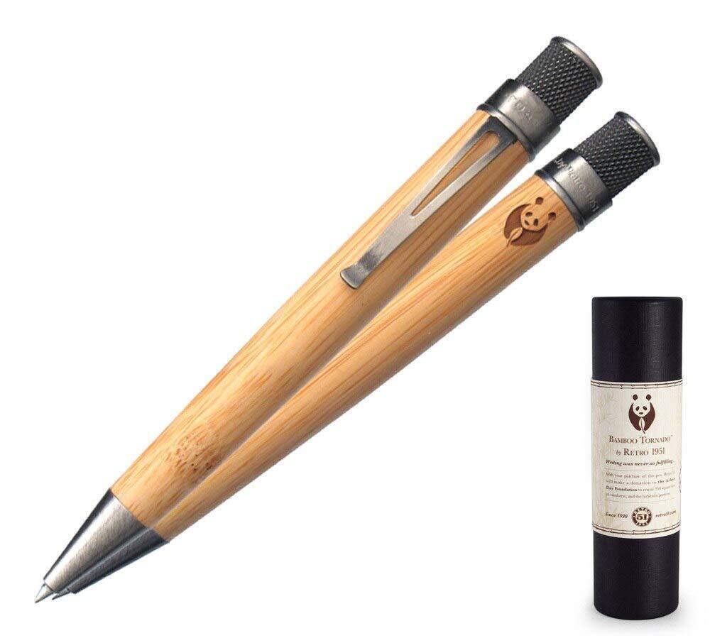 Retro 51 Pen Bamboo Panda Bear Rollerball Pen