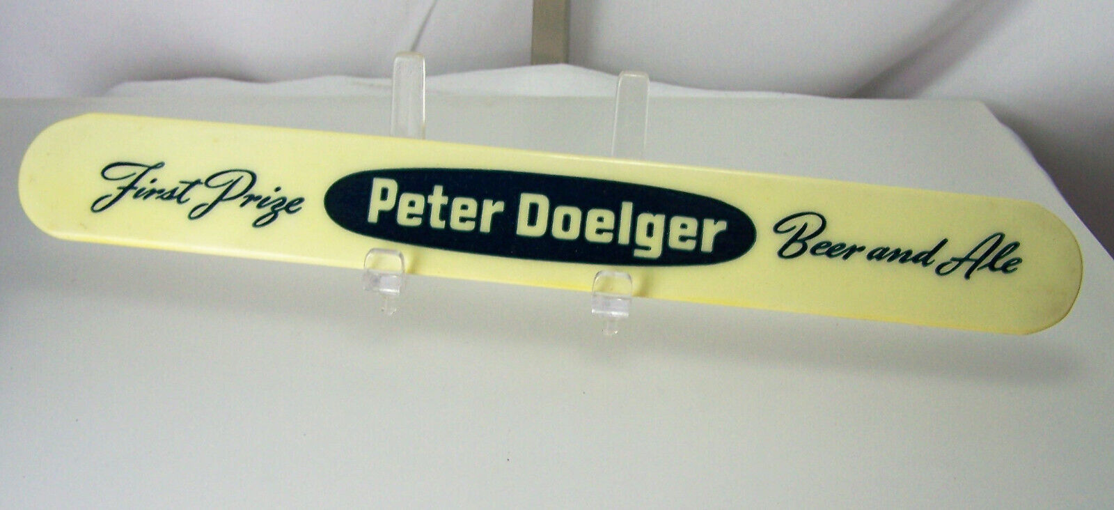 Vintage First Prize Peter Doelger Beer & Ale Foam Scraper Celluloid  Great 