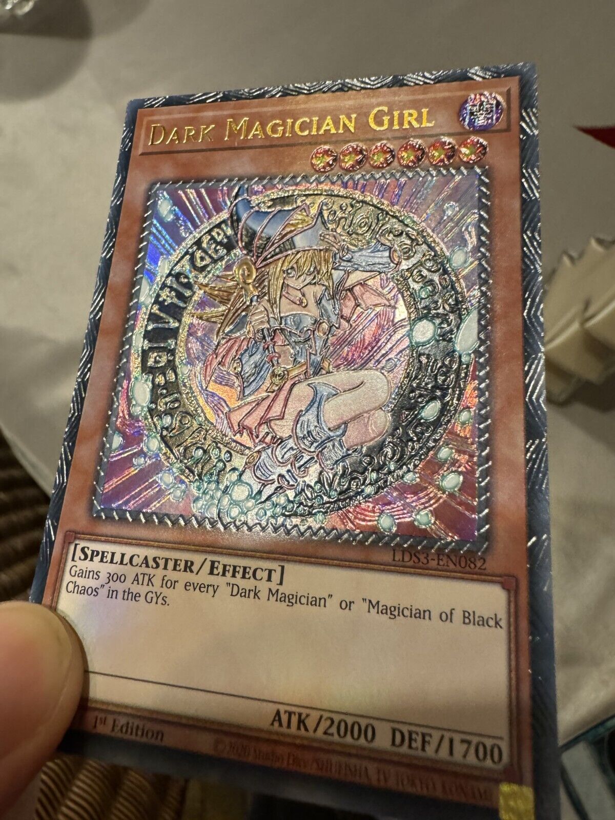 Ultimate Rare Style DARK Magician Girl Yu-Gi-Oh TCG OCG Duel Monsters
