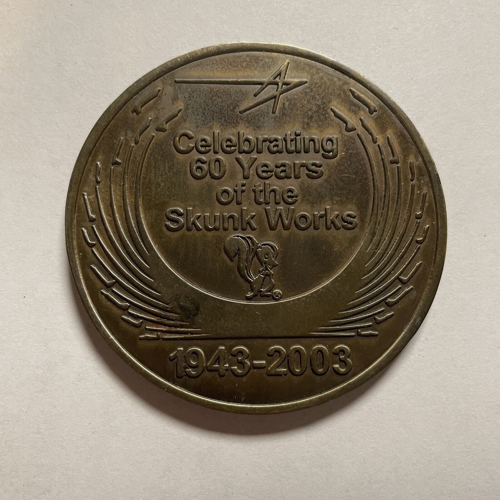 Lockheed Martin Innovative System Solutions Skunk Works 60 Years Challenge Coin