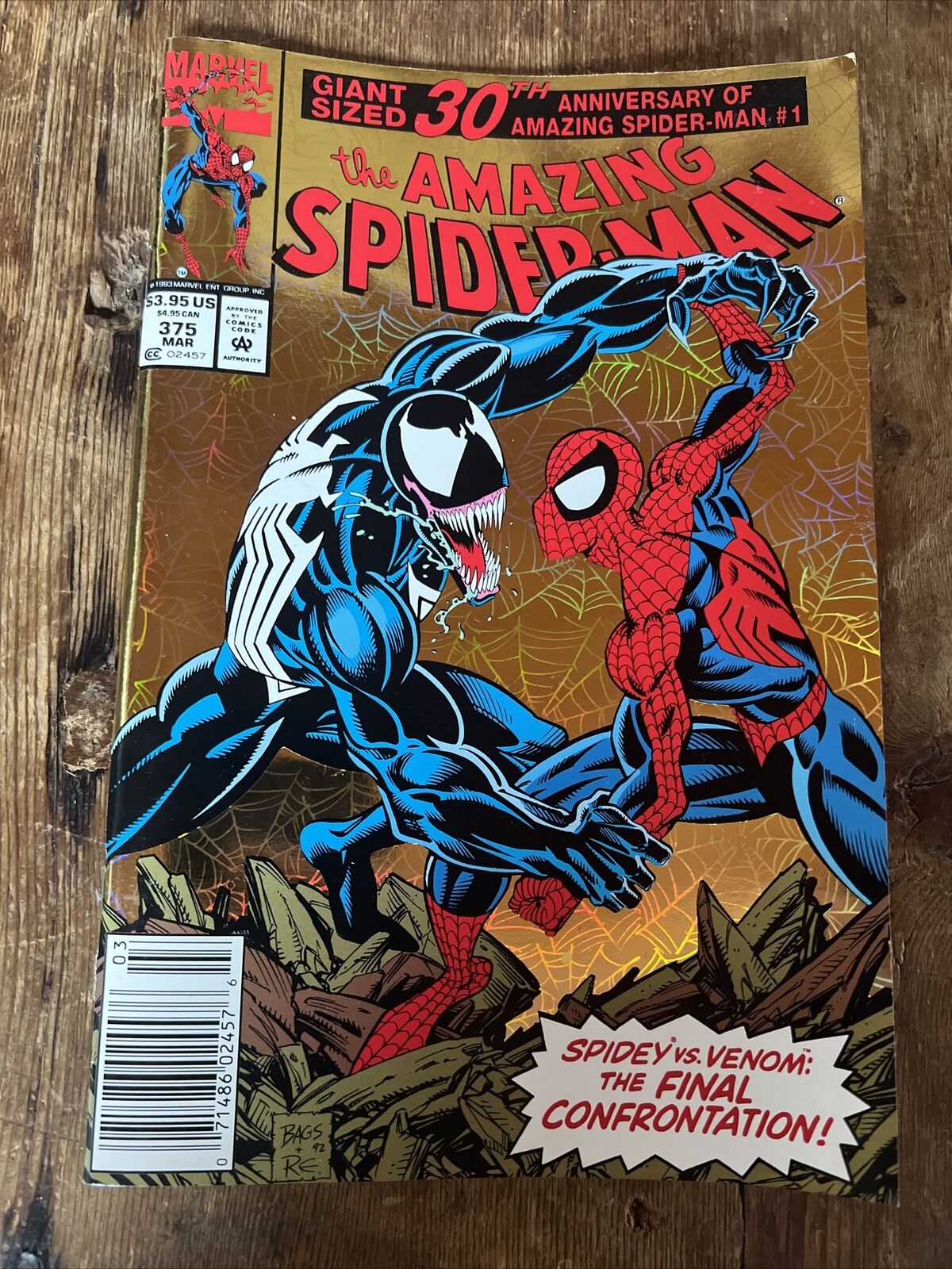 THE AMAZING SPIDER-MAN. SPIDEY VS. VENOM: THE FINAL CONFRONTATION #375