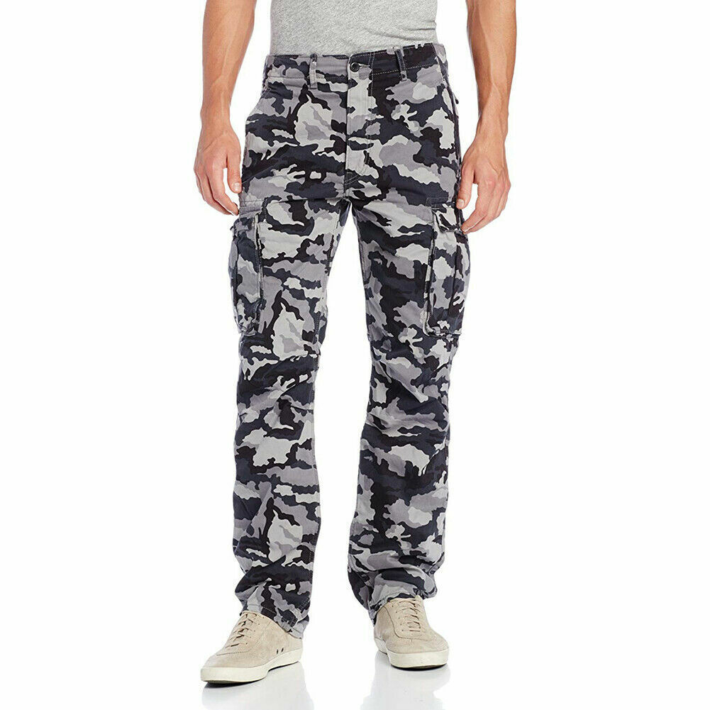 Levis Men's Relaxed Fit Camouflage Cargo Pants All sizes