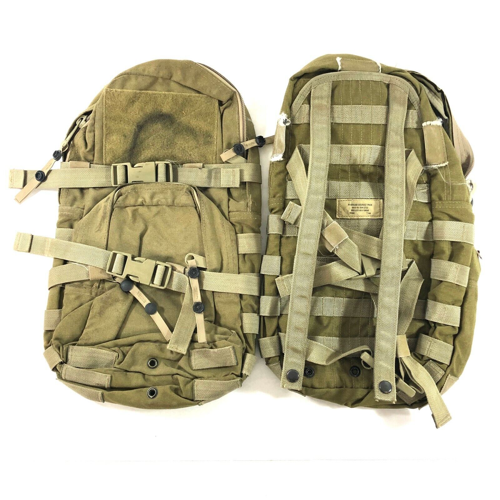 Eagle Industries Modular Assault Pack MAP MOLLE Backpack Khaki SFLCS, DEFECT
