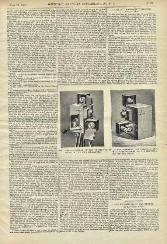 1898 Chrono Photography History Antique Apparatus Steel Engraving Article