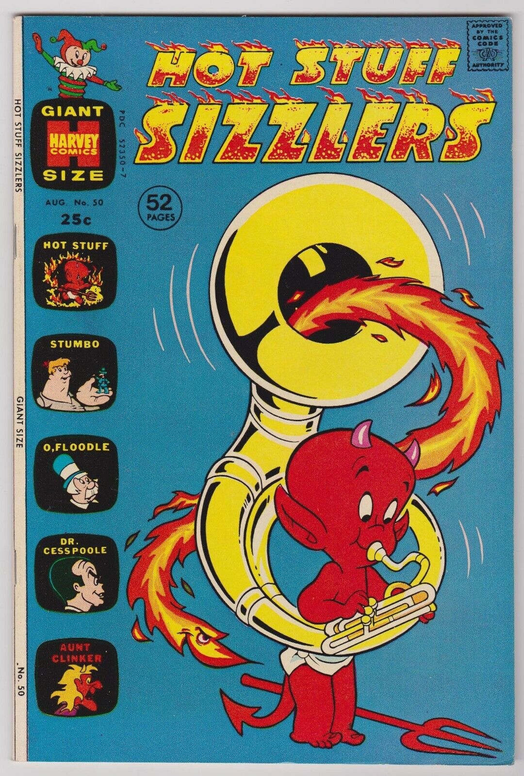 Hot Stuff Sizzlers #50  Harvey Giant  File Copy Comic  1972  VF