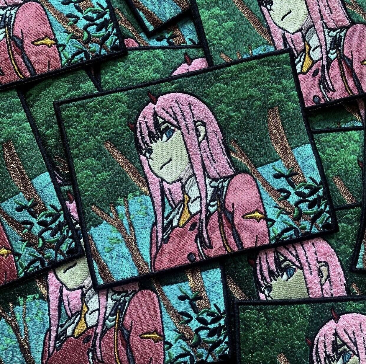 ZERO TWO PATCH DARLING IN THE FRANXX CHENILLE/EMBROIDERED 6.5x5 INCH