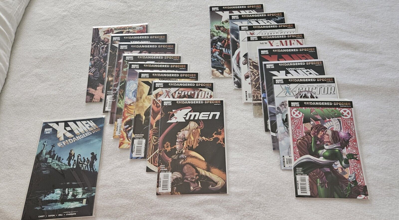 X-Men Endangered Species story COMPLETE SET #1-17 + Prologue (All 1st Printing)