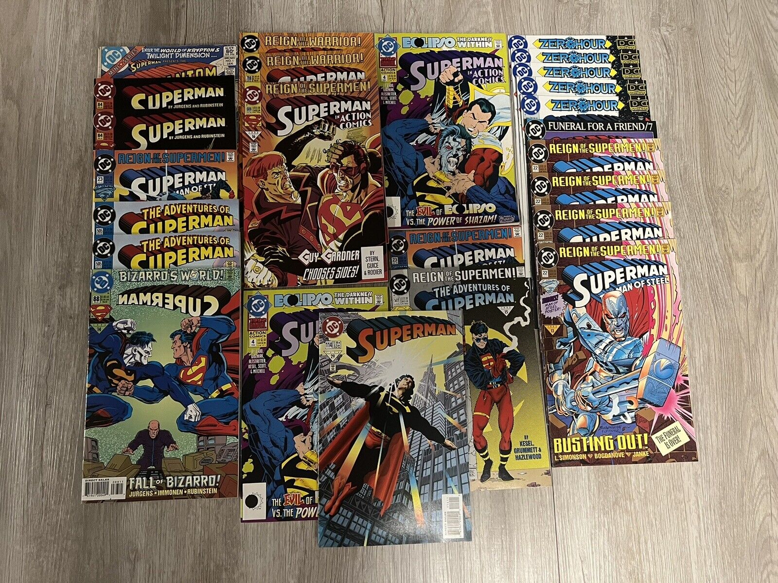 Superman Comic Lot Of 25 Comics