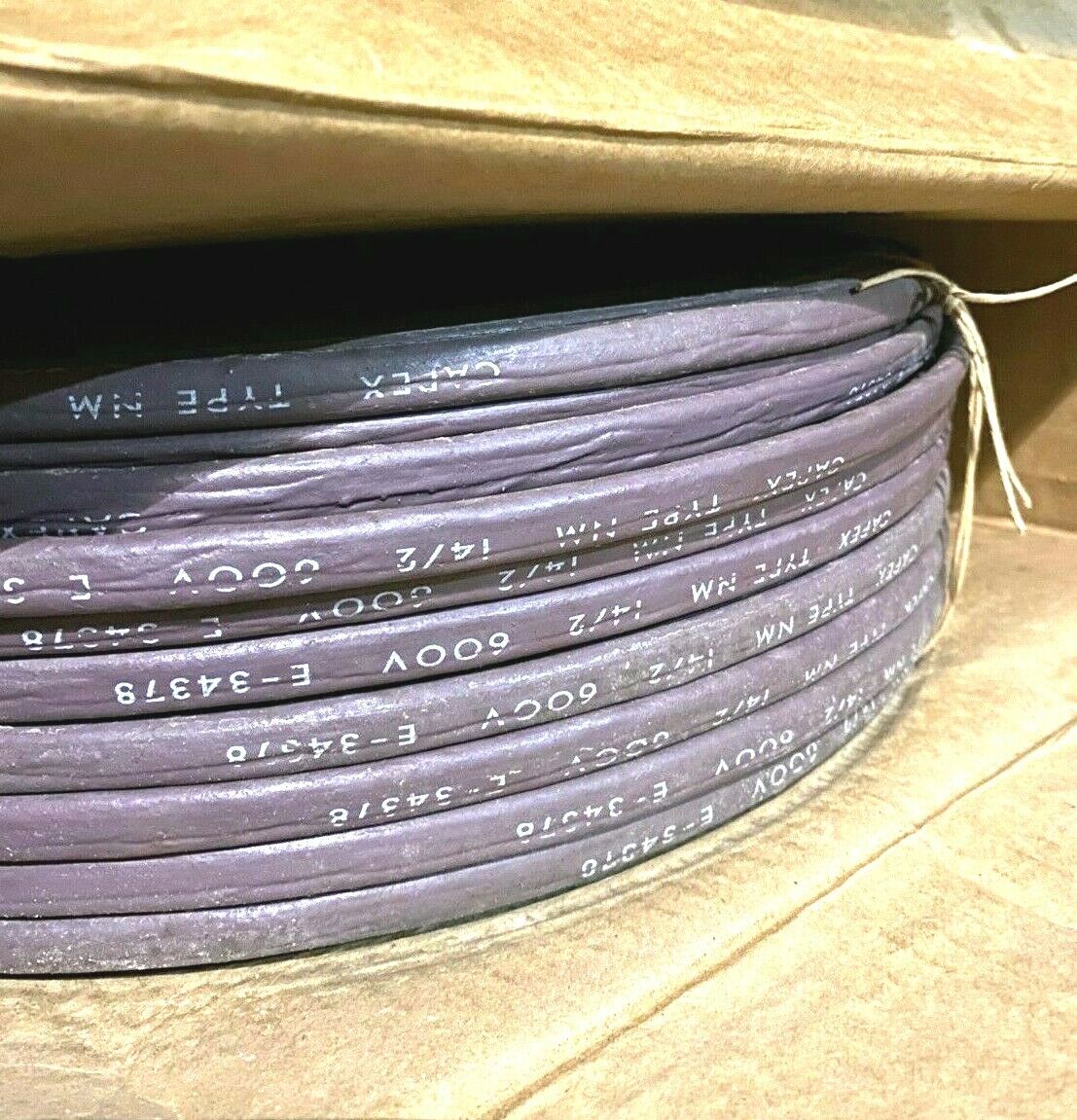CAPEX 250' NON-METALLIC Sheathed BLACK Cable 14-2 NM 600V WIRE CABLE W1506 NEW