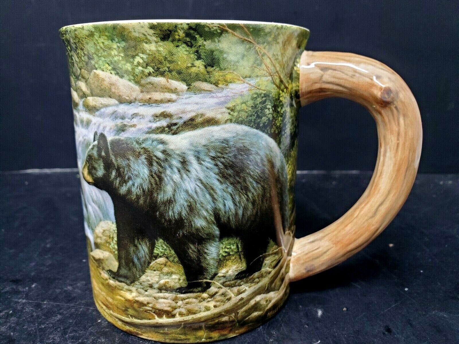 Shadow of the Forest Black Bear Sculpted Mug Rosemary Millette 2007