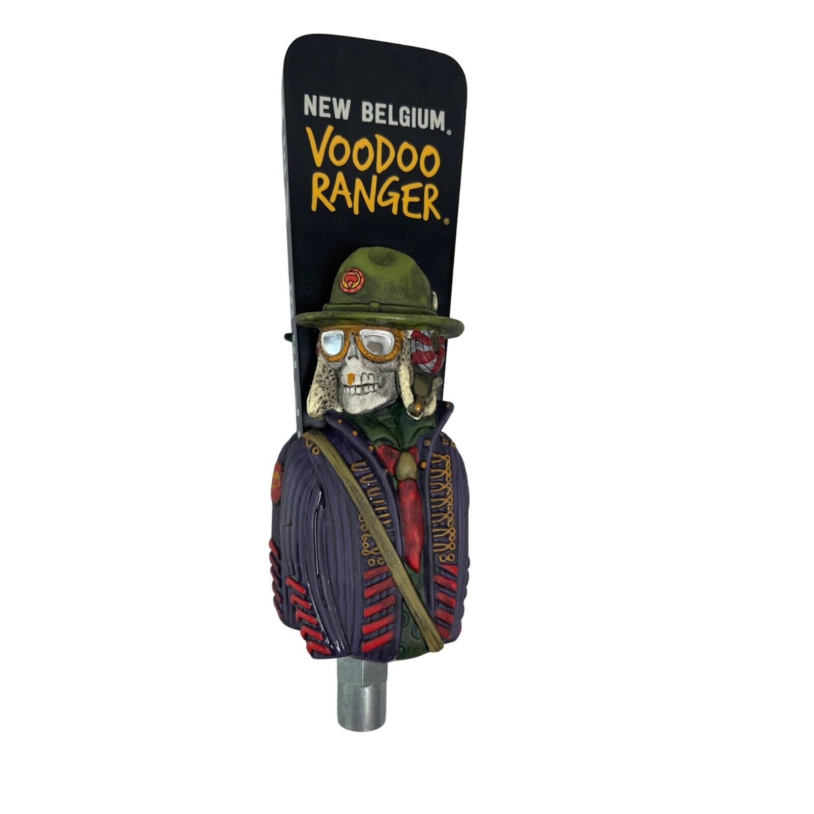 New Belgium Voodoo Ranger Pale Ale Draft Beer Keg Bar Tap Handle Skeleton 7.5 ”