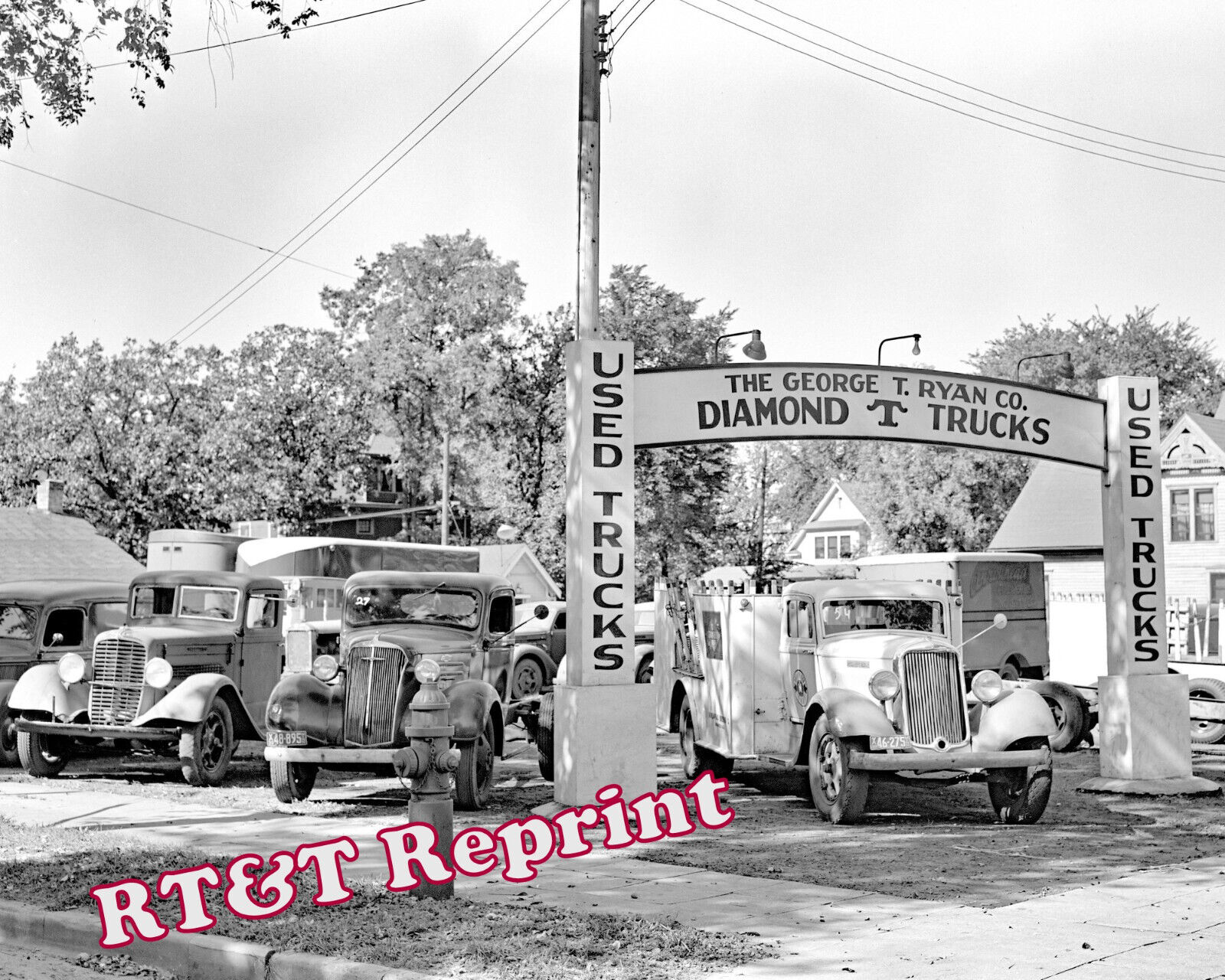 1939 Vintage Truck Dealership George Ryan Diamond T Trucks Minnesota Photo