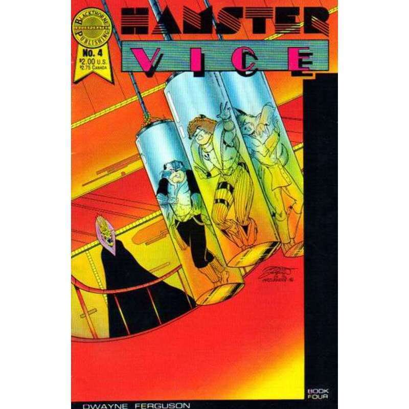 Hamster Vice (1986 series) #4 in NM minus condition. Blackthorne comics [c}
